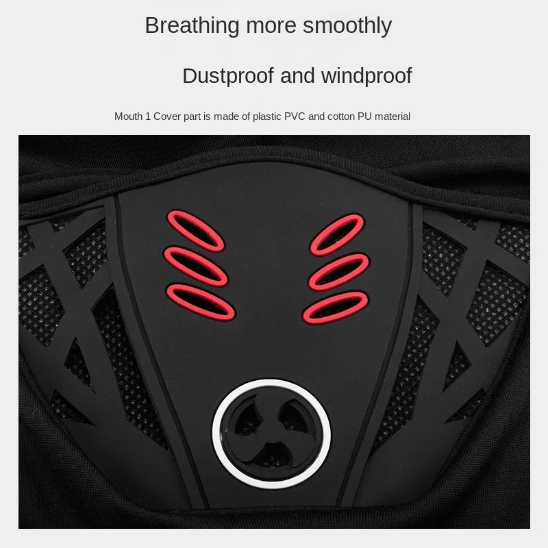 Windproof full-face mask for motorcycle rides, cycling, skiing—soft, warm, anti-haze beanie hood keeps you protected and comfy outdoors.